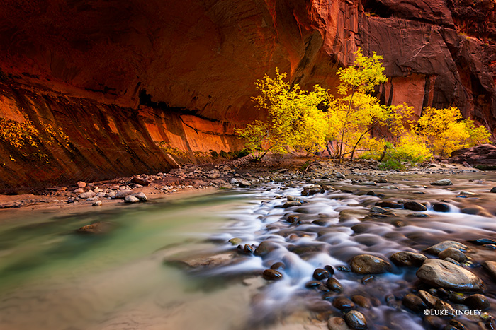 Utah, Zion National Park, The Narrows, Fall