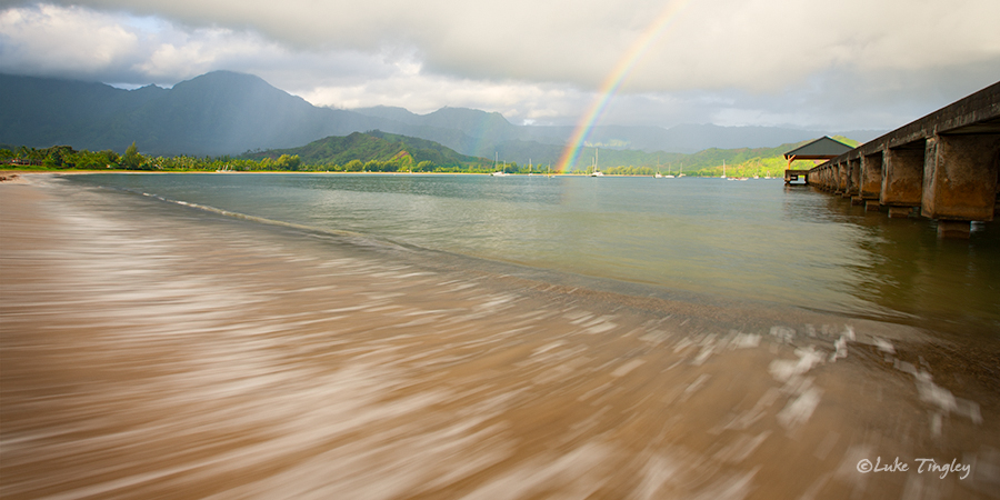 Hanalei,Hanalei Bay Pier,Kauai,Princeville,North Shore, Hawaii