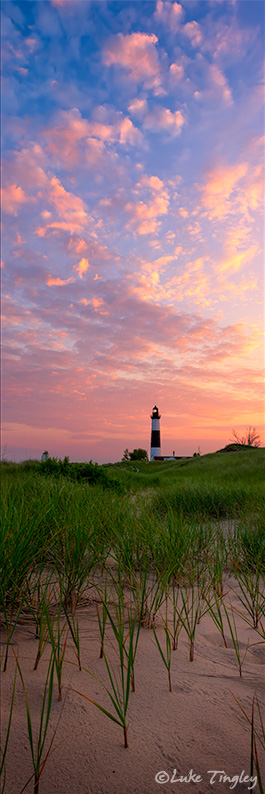 Big Sable Point Lighthouse,Ludington Lighthouse,Ludington State Park,Michigan,Sand Dunes,Summer,sunrise