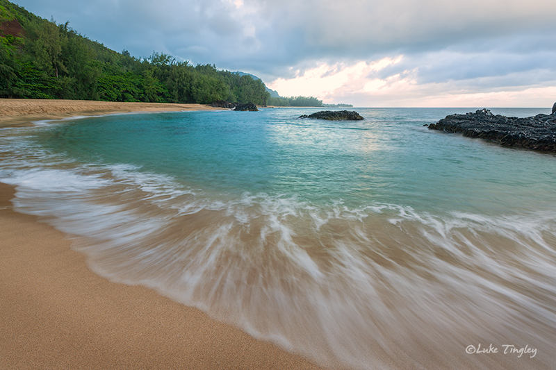 Kauai,Lumaha'i Beach,Princeville, North Shore, Hawaii
