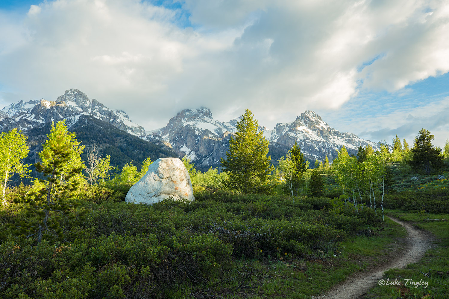 Grand Tetons National Park, Taggart Lake Trail, Wyoming