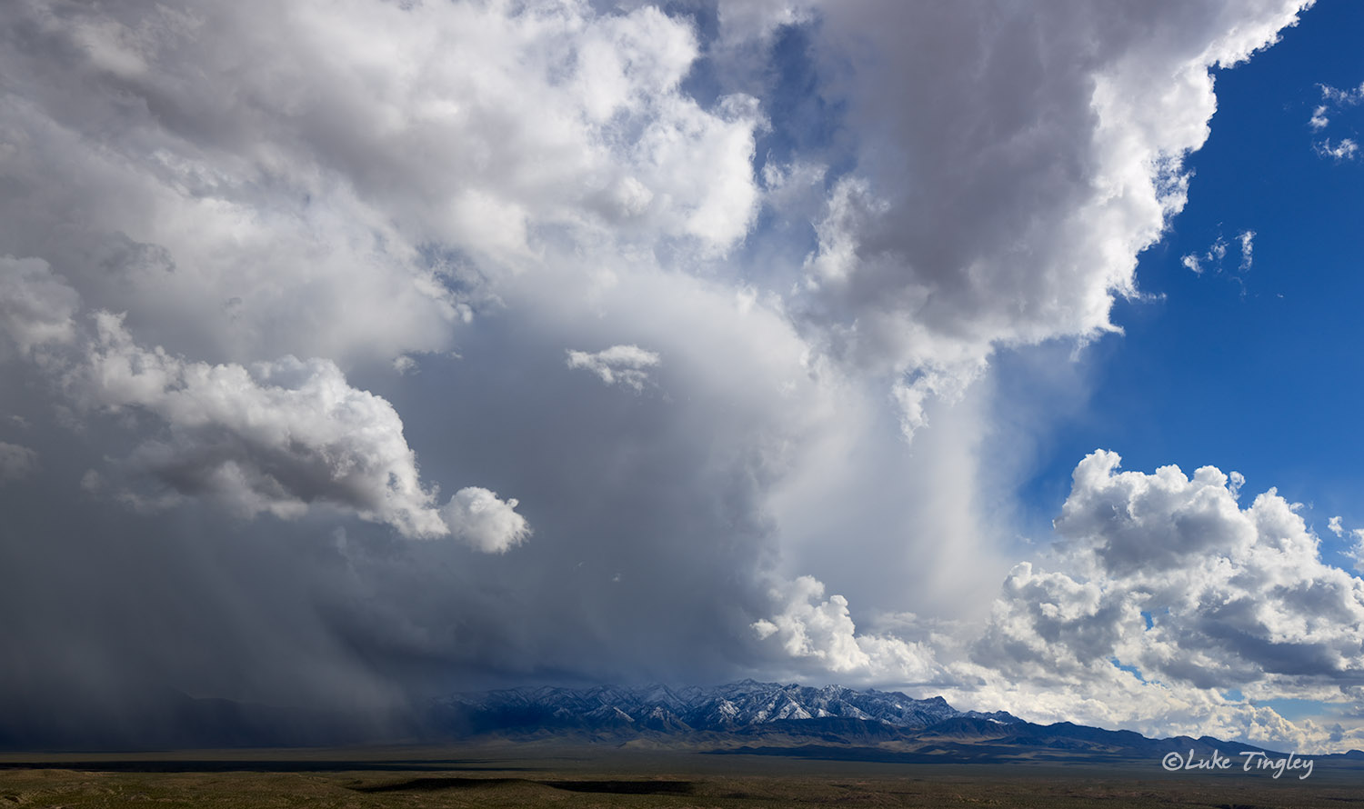 Chasing The Tempest Storm, Cheyenne, Nevada, Las Vegas, Southwest, Winter, Snow, Mountains, united states, NV