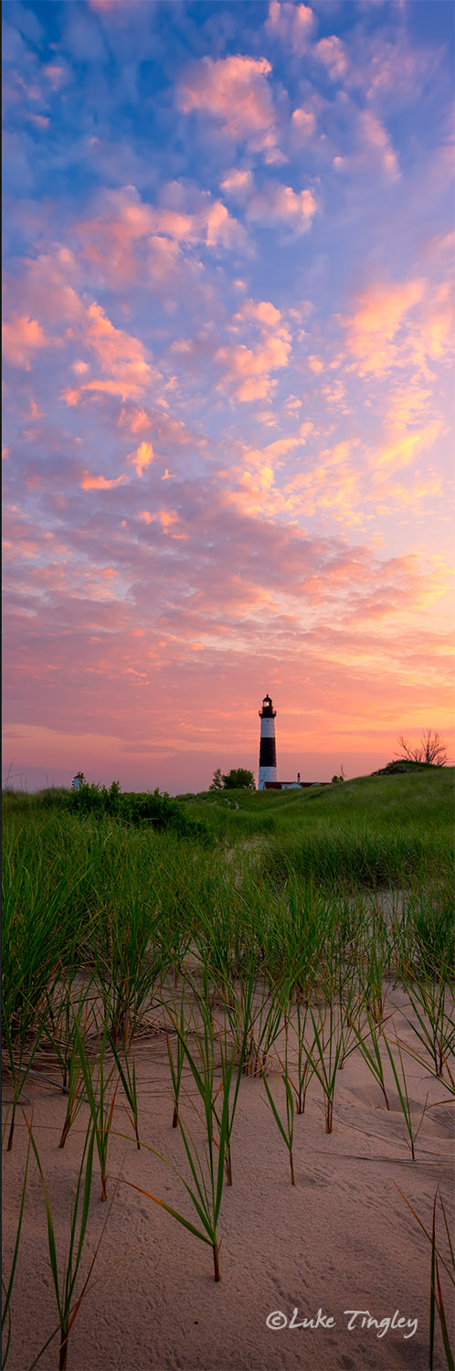Cotton Candy Skies Dawn on the horizon, Big Sable Point in the distance, and an amazing light show to kick off a beautiful morning.