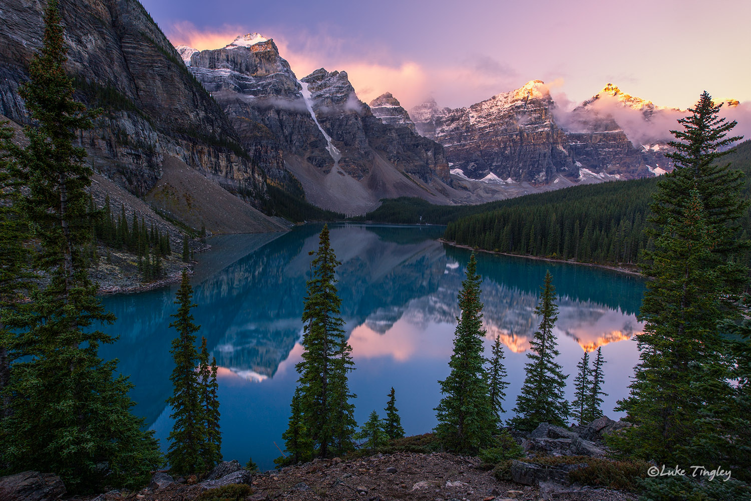 Valley of the Ten Peaks There's a reason Moraine Lake is an icon. The view never gets old.